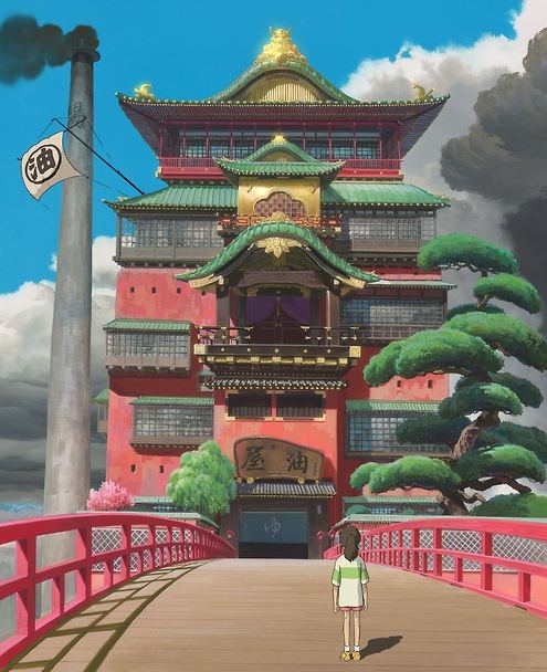 10 faits surprenants sur le voyage de chihiro des studios ghibli ! Dessin chalet inspiration