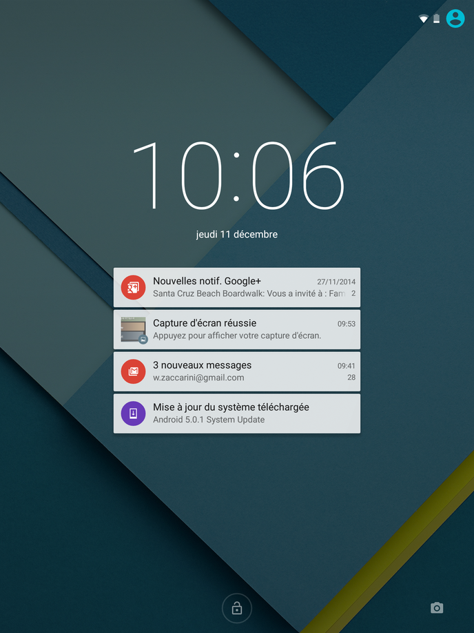 Screenshot Nexus 9