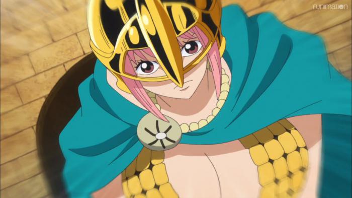 One Piece Ce Cosplay Torride De Rebecca En Armure De Gladiateur Est