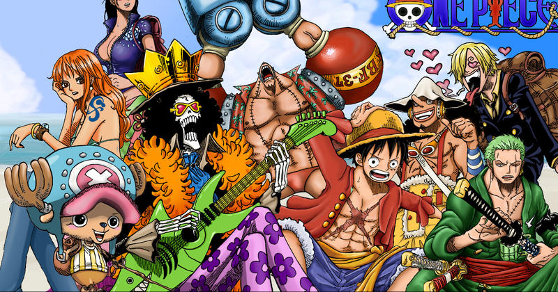 Le drapeau de l'équipage des chapeaux de paille dans One Piece