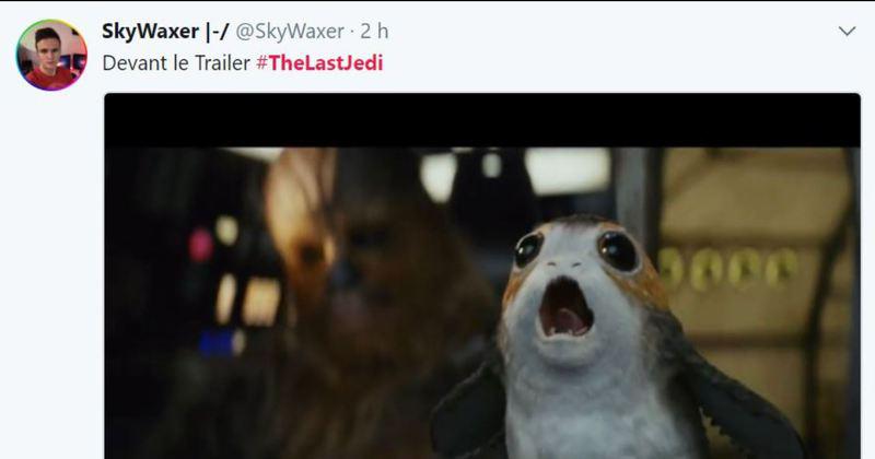 Top tweets : les meilleures réactions à la bande-annonce de Star Wars VIII !