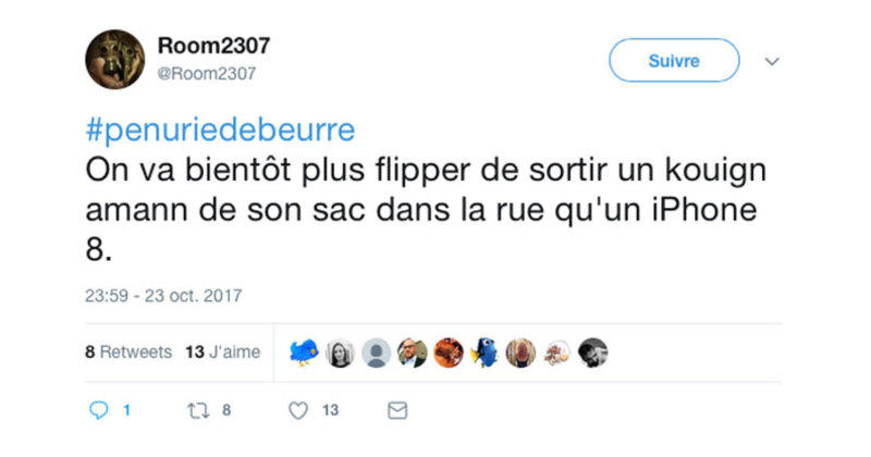 Top tweets : la pénurie de beurre rend fou les twittos