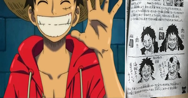 One Piece Eiichiro Oda Vieillit Luffy Et Ace Et Les