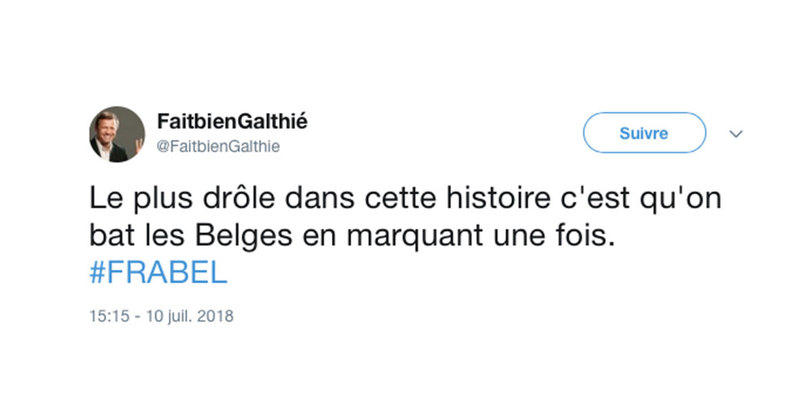 France Belgique Twitter Fête La Victoire Des Bleus Avec
