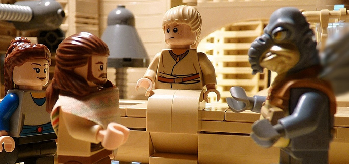 Des scènes de Star Wars repensées en version LEGO