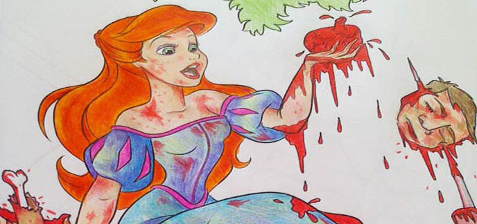 15 coloriages pour enfant en version trash