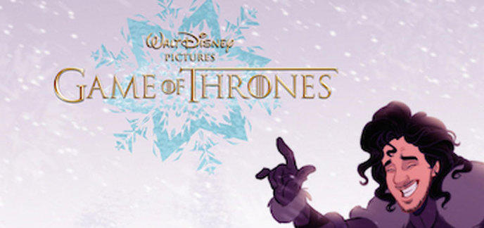 Les personnages de Game of Thrones version Disney