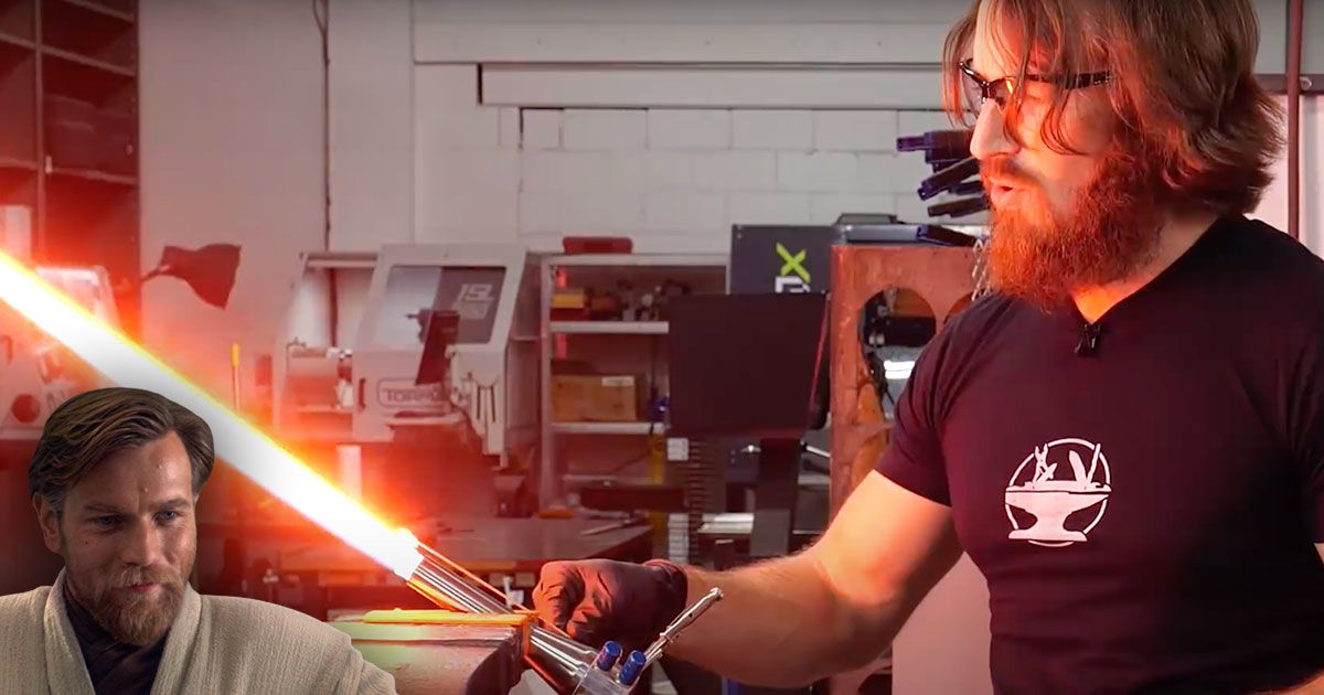 Star Wars : ces passionnés ont créé le tout premier véritable sabre laser à  plasma rétractable (vidéo)