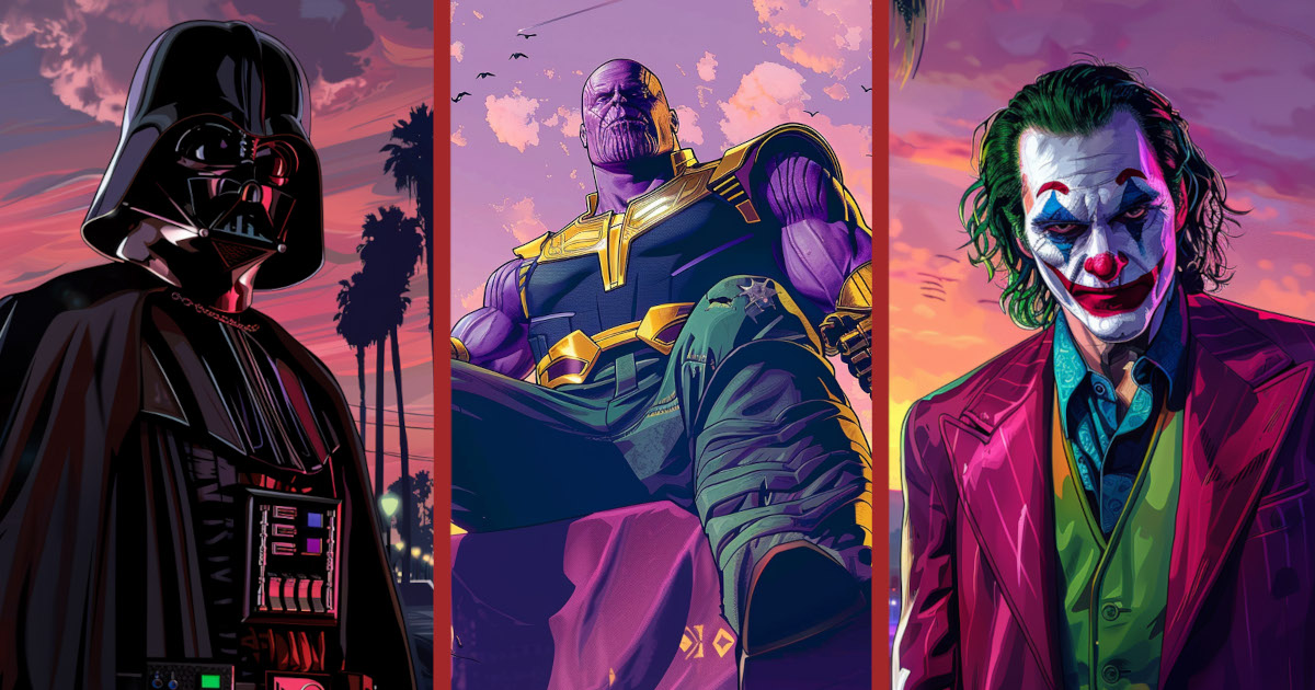 Joker, Dark Vador, Thanos, 15 méchants cultes imaginés dans l'univers de GTA