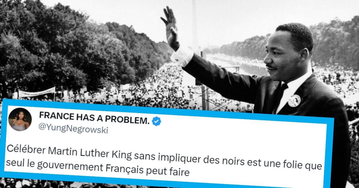 Twitter : le gouvernement rend hommage à Martin Luther King, les twittos s