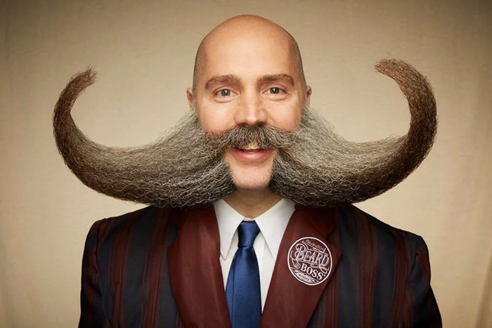 30 photos de barbes et de moustaches complètement dingues pour le concours national 2019 aux Etats-Unis