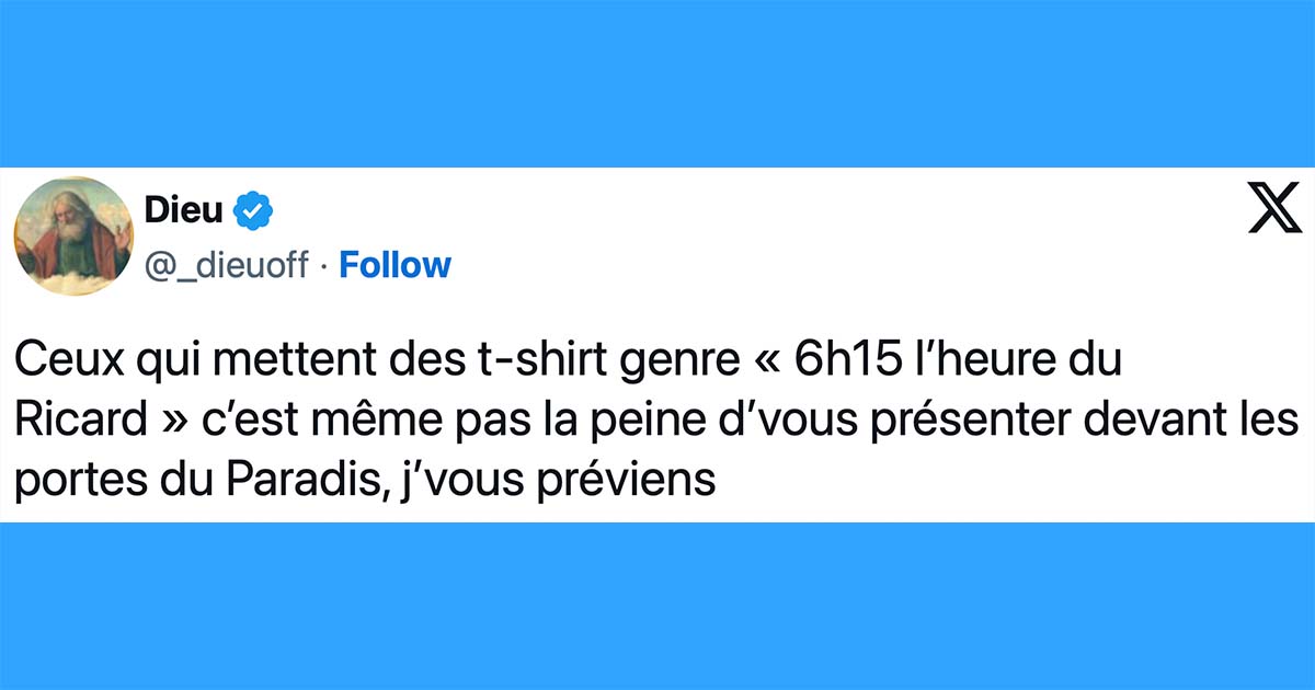 Top 20 des tweets les plus drôles sur le Ricard, l