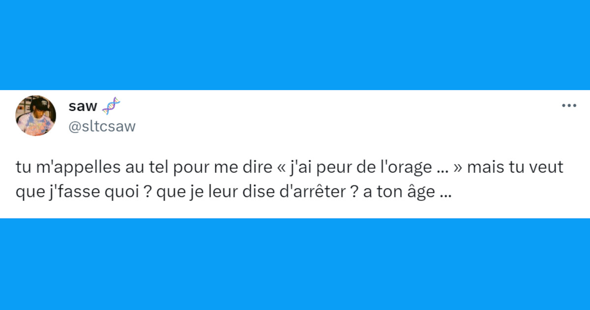 Top 20 des tweets les plus drôles sur les orages, ça va gronder