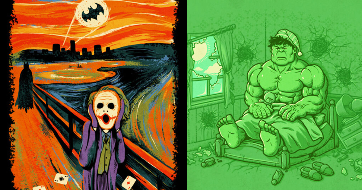 34 dessins qui mélangent l’humour noir et la pop culture