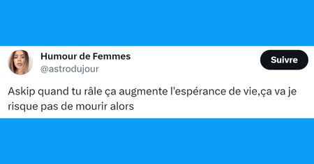 Top 20 des tweets les plus drôles sur les râleurs, prenez un Xanax