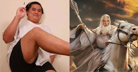 Le Seigneur des Anneaux : le roi du cosplay low-cost a encore frappé avec ce cosplay hilarant de Gandalf