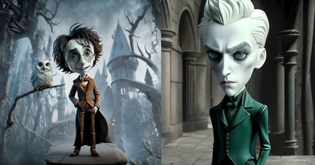 Harry Potter : cette IA imagine la saga en version Tim Burton