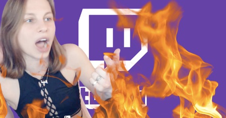 Twitch : cette streameuse met littéralement le feu à son stream