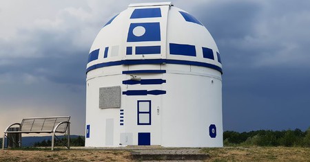 Star Wars : un observatoire magnifiquement repeint façon R2-D2 géant