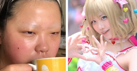 Cosplay : des Japonais révèlent leur visage avant et après leur transformation