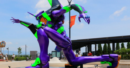 Evangelion : une statue gigantesque pour fêter la sortie d'un nouveau film