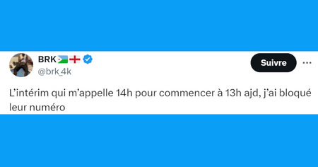 Top 20 des tweets les plus drôles sur l'intérim, les petits boulots bien payés