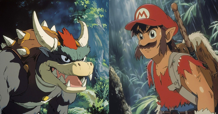 Mario Bros. : 8 personnages s'ils étaient issus d'un film d'animation du studio Ghibli