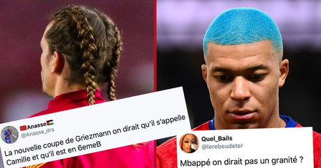 Équipe de France : Griezmann et Mbappé moqués pour leurs nouvelles coupes de cheveux (30 tweets)