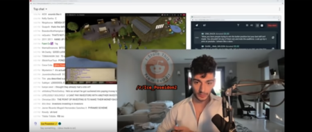 YouTube : le streamer Ice Poseidon avoue en live avoir mis en place un système de Ponzi