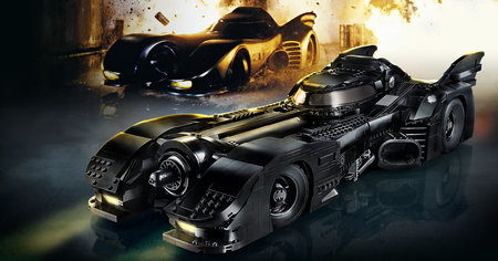 LEGO dévoile sa gigantesque Batmobile 1989 du film de Tim Burton