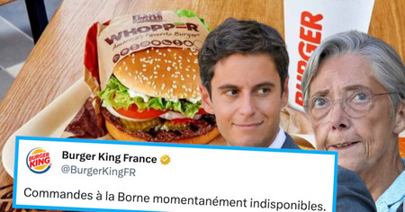  Burger King : l'enseigne se moque du gouvernement, les internautes déchaînés