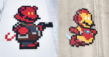 30 mosaïques époustouflantes de Super Mario à découvrir en France