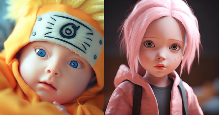 Naruto : cette IA imagine à quoi ressemblent ces 13 personnages en bébés