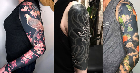 Cette artiste réalise des tatouages sur fond noir magnifiques (30 photos)