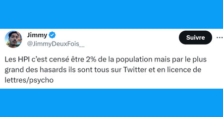 Top 20 des tweets les plus drôles sur les HPI, les surdoués