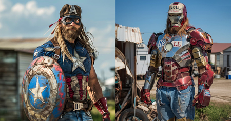 6 Avengers en rednecks de l'Alabama