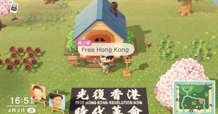 Animal Crossing New Horizons : confinés, ils manifestent pour Hong-Kong depuis leurs îles