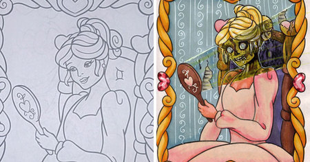 47 coloriages pour enfants détournés en version trash