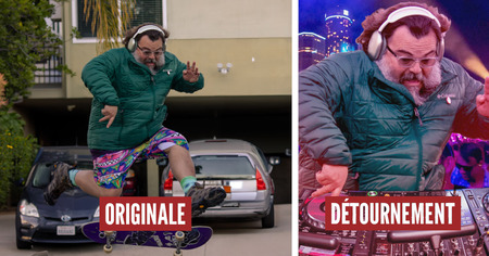 Photoshop Battle : Jack Black fait du skateboard et déchaîne les internautes