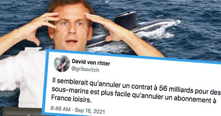 Affaire des sous-marins : les internautes se moquent, les sous-marins sont mis en vente sur LeBoncoin (22 tweets)