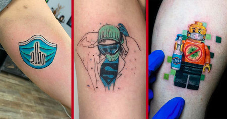 50 tatouages insolites inspirés par le Covid-19