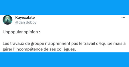 Top 20 des tweets les plus drôles sur les travaux de groupe, au secours