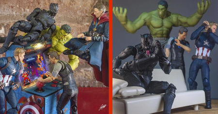 Marvel : il s'amuse à imaginer le quotidien des super-héros avec ses figurines