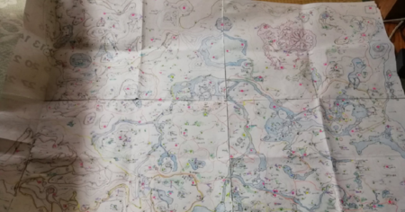 Une mère dessine une immense carte hyper-détaillée de Breath of the Wild