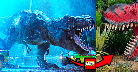 Des dinosaures grandeur nature dans ce Jurassic Park tout en LEGO