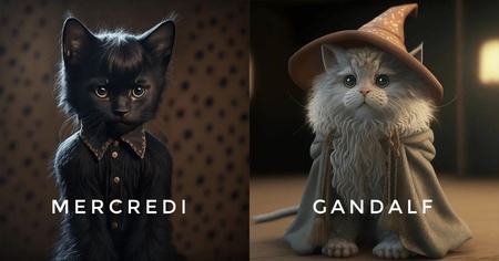 Cette IA imagine à quoi ressembleraient ces personnages célèbres de la Pop Culture en chatons