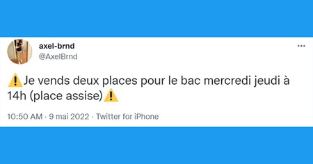 #BAC2022 : les meilleurs tweets sur le Bac, les 2004 ne sont pas épargnés