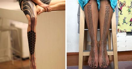 Découvrez ces magnifiques tatouages réalisés sur les jambes !