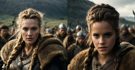 Emma Watson, Gal Gadot, Emma Stone : cette IA imagine ces actrices en guerrières vikings