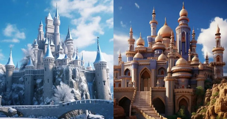 Disney : 9 châteaux cultes s'ils étaient réels